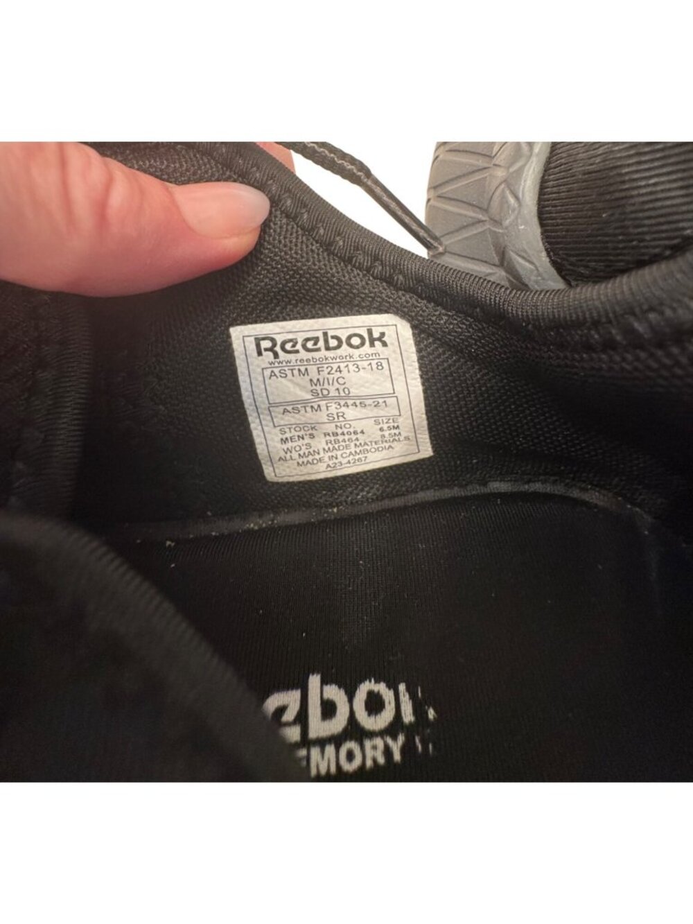 Reebok Flexagon 3.0 Work Size 8.5 Women’s Comp Toe SD10 Duel Resistor NWB - Picture 12 of 16